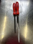 Snap On HF-614 Triangle Hard Handle File Set Of 2. Fixed Price $110.00.