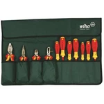 Wiha 11 Pc Insulated Tool Set, Roll-up Pouch, 7 Screwdrivers, 3 Pliers, Sae. Fixed Price $242.17.