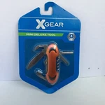 New Xgear Mini Deluxe Multi Tool Orange 8 Implements Stainless Steel Knife. Fixed Price $10.00.