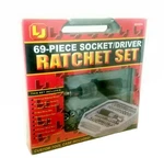 69-PIECE Socket/driver Ratchet Set With Custom Tool Case New. Fixed Price $48.00.