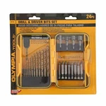 Olympia 24PC Drill Driver Set, 87-142. Fixed Price $22.99.
