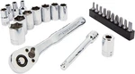 24-PIECE 1/4" Drive Metric Socket Set With Storage Case For Mechanics. Fixed Price $58.93.