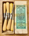 Vintage Nicholson Bent Rifflers Files, Set Of Six Original Box #21450 Read. Fixed Price $95.00.