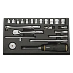 Ktc Nepros NTB222XA Socket Wrench Set 6.3MM 22-PIECE With Tray Japan. Fixed Price $658.92.