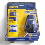 Irwin Strait-line 4 Oz Blue Retrieve Chalk And Reel Set Speedline 3X Faster. Fixed Price $12.98.