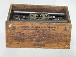 Armstrong No. 2 Manual Pipe Threader Set, Die Heads, Handles, Vintage Tool. Fixed Price $24.99.