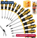 Horusdy 13-PIECE Magnetic Torx Screwdrivers Set T5 T40. Fixed Price $22.74.