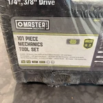 New Master 101PC Mechanics Tool Set # 228714. Fixed Price $89.95.