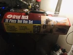 Great Neck 16-PIECE Light-duty Office Tool Kit In Metal Box, Red (GNSCTB9). Fixed Price $20.00.