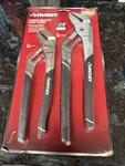 Husky Groove Joint Pliers Set 10" & 12" Straight Jaw Non-slip Grip Hand Tools. Fixed Price $24.88.