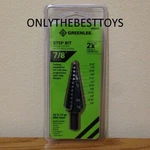 Greenlee Step Unibit Drill 3/16 - 7/8 #4 Hole Panel Saw Klein Diablo Dewalt. Fixed Price $39.95.