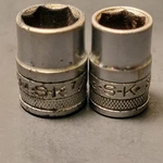 Sk Tools 3/8 & 7/16 Sockets 1950S 1/4 Drive Point 40912 40914. Fixed Price $9.99.