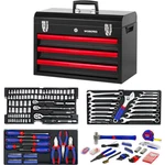 Workpro 408PCS Mechanics Tool Set 3DRAWER Home Repair Kit Hand. Fixed Price $199.99.