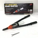 Atd Tools 5842 1/4" Heavy Duty Hand Riveter Overall Size 20-3/4". Fixed Price $44.95.