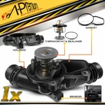 A-premium Engine Thermostat Assembly W/ Housing Sensor Gasket For Bmw E46 325I. Fixed Price $35.99.