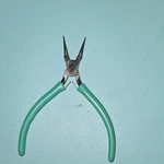 Utica Italian-made Cushion Grip Needle-nose Pliers Steel Plastic Green Handle. Fixed Price $14.95.