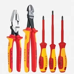 Knipex 5 Pc Pliers Screwdriver Tool Set W/lineman - 1,000 Insulated. Fixed Price $158.33.