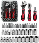 53-PIECE Socket And Ratchet Wrench Set With 20-IN-1 Screwdriver Tool. Fixed Price $72.72.