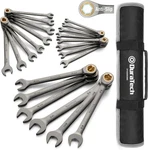 Duratech Anti-slip Ratcheting Wrench Set, Combination 22-PIECE. Fixed Price $72.99.