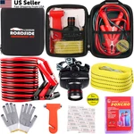 Lianxin Car Roadside Emergency Kit, With Jumper Cables Automotive Black. Fixed Price $38.15.