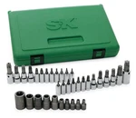 Sk Tools 35 Piece 1/4", 3/8" And 1/2" Drive Torx Bit Socket Set (19763). Fixed Price $372.01.