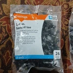 Dig 1/4 In Barbed Tee Connector 50-PACK For Model H32B Garden Irrigation. Fixed Price $9.73.