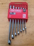 Craftsman 7PC.METRIC Wrench Set CMMT87015. Fixed Price $35.00.