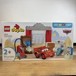 Lego Duplo Disney Pixar Cars Mcqueen's Visit To Doc's Garage Building Set 10456. Fixed Price $24.99.