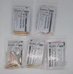 Psi Woodworking Slimline Pro Click Pen Kit Assembly Lot Of 5 (3 Gold & 2 Chrome). Fixed Price $24.95.