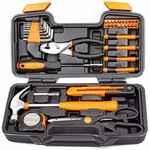 Cartman Orange 39-PIECE Tool Set General Household Hand Kit With Plastic. Fixed Price $29.86.