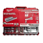 Milwaukee 48-22-9487 47 Pc. 1/2" Drive Ratchet & Socket Set W/ Packout. Fixed Price $309.99.