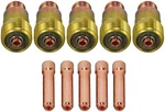 Tig Stubby Gas Lens 17GL332 3/32'' & 2.4MM 10N24S Kit Fit Wp 18 26 10PCS. Fixed Price $24.00.