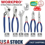 Workpro 6PIECES Carbon Steel Pliers Wrench Set Non-slip Grip Handles Tool. Fixed Price $28.99.