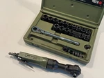 Matco Tools Special Forces Pass-thru Air Ratchet And Complete Socket Set. Fixed Price $275.00.