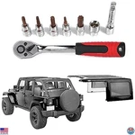 Socket Wrench Kit Torx Set For Jeep Wrangler 1997-2023 Hardtop Door Removal. Fixed Price $43.52.