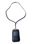 For Consumer Cellular Iris Flip - Around Neck Black Leather Magnetic Case. Fixed Price $15.88.