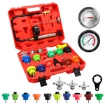 18PCS Radiator Pump Pressure Leak Tester Detector Coolant System Tool Kit. Fixed Price $38.98.
