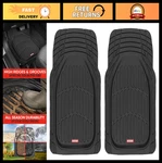 Heavy Duty Rubber Floor Mats - 2 Piece Front Contour Liners For Car Suv Truck. Fixed Price $43.99.