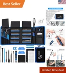 Strebito 142-PIECE Precision Screwdriver Set Magnetic Tool Kit For Electronics. Fixed Price $61.99.