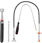 4 Pack Telescoping Magnetic Pickup Tools Flexible Grabber Claw & Set. Fixed Price $18.99.