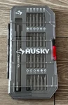 Husky Precision Screwdriver Bit Set Used Repair Tool Kit With Case. Fixed Price $15.00.