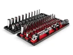1/4 Inch Drive 6-POINT Socket And Ratchet Set, 57-PIECE (5/32-9/16 In., 4-15 Mm). Fixed Price $145.99.