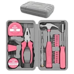 Lirfix 24PCS Pink Home Repair Tool Kit For Women - Compact Piece,. Fixed Price $23.23.