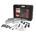Craftsman 230-PIECE Silver Finish Standard Metric Mechanics Tool Set Pc #165. Fixed Price $135.40.