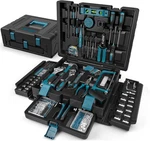 Sundpey 379-PCS Home Tool Kit Portable Complete Household And Auto Repair. Fixed Price $99.99.