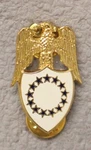 Army Officer's Collar Pin: Aide To The Vice President - C/b, Meyer. Fixed Price $16.95.