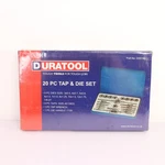 Duratool 20 Pc Tap & Die Set D00195 Metric Sae Threading Kit W/ Case New. Fixed Price $39.00.