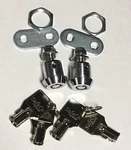 Safeco 5/8" Tubular Cam Locks Keyed Alike 2-PACK Tool Box Cabinet Safes Drawers. Fixed Price $15.50.