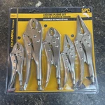 Olympia Tools Locking Pliers Set, 84-619, 5 Piece. Fixed Price $32.00.