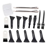 Black Scrapers Brushes And Spoons Kit For Herb Grinder 8 1,. Fixed Price $11.09.